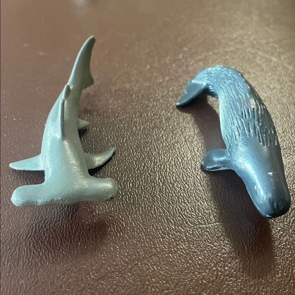 Set of 4 Marine Animal Figurines